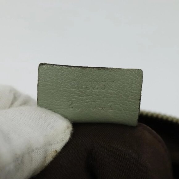 GUCCI GG Canvas Shoulder Bag Beige Gold - Picture 13 of 16